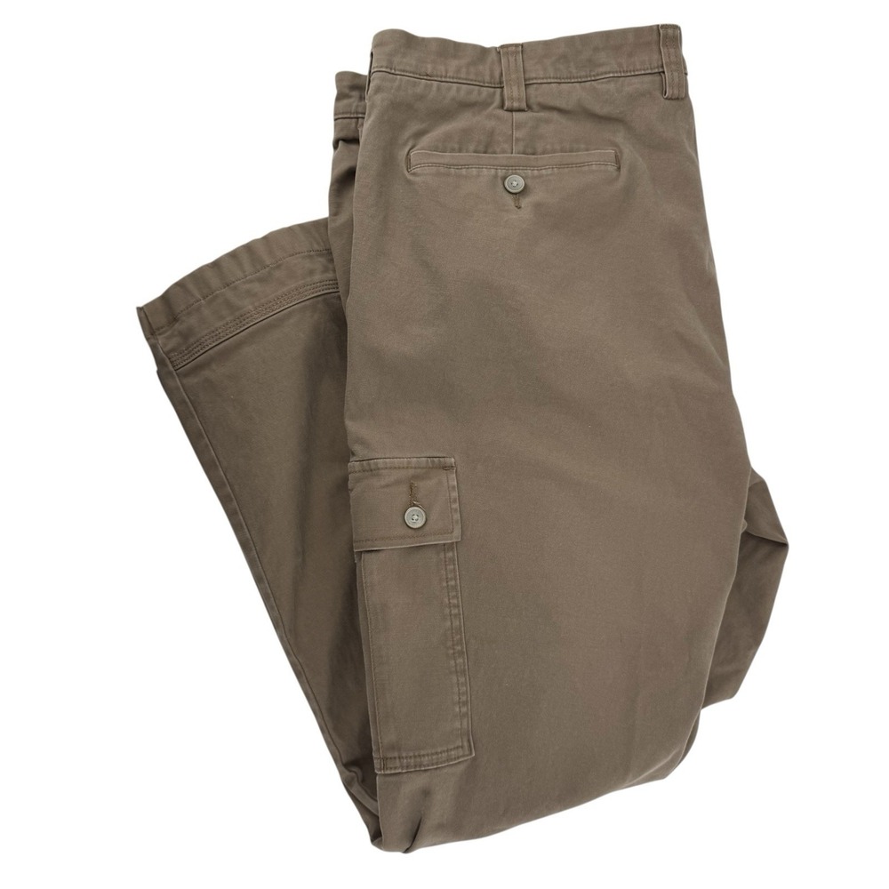 Duluth Trading Flex Ball Room Khakis Cargo Men's 42x30 (42x 28 Actual) Workwear
